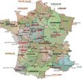 Carte des accès